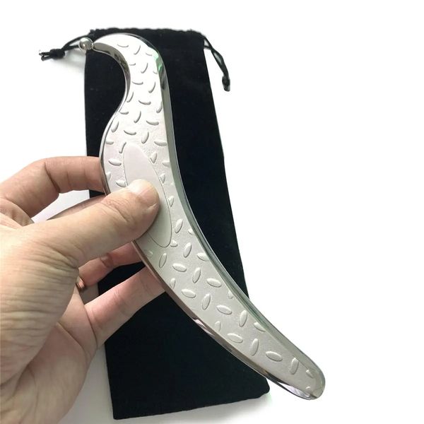 guasha scraping board stainless steel manual massager tool spa body face health care
guasha scraping board stainless steel manual massager tool spa body face health care