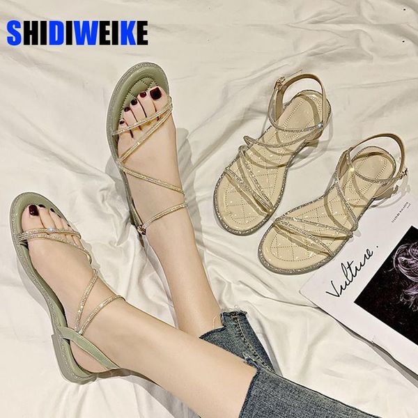 sandals 2021 women`s summer bohemia diamond flat lady casual beach rhinestone shining boho shoes roman peep toe slippers, Black
sandals 2021 women`s summer bohemia diamond flat lady casual beach rhinestone shining boho shoes roman peep toe slippers, Black
