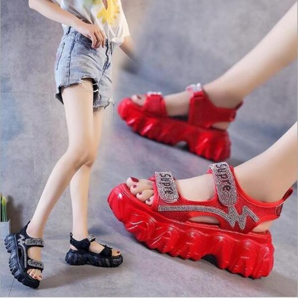 35-40 rhinestone sandals female 2021 summer korean version thick bottom sponge cake with casual women, Black
35-40 rhinestone sandals female 2021 summer korean version thick bottom sponge cake with casual women, Black