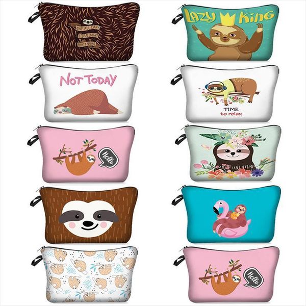multicolor cute pattern makeup 3d cosmetic bags cartoon tree sloths printing organizer bag zipper portable pink blue
multicolor cute pattern makeup 3d cosmetic bags cartoon tree sloths printing organizer bag zipper portable pink blue