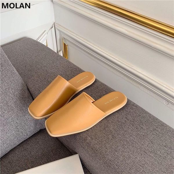 slippers molan brand desingers 2021 spring korean fashion square toe flat comfort slip on loafers mules flip flops outside, Black
slippers molan brand desingers 2021 spring korean fashion square toe flat comfort slip on loafers mules flip flops outside, Black