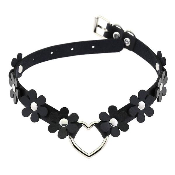 chokers sweet flower pu leather short choker cute heart pendant collar necklace punk gothic style women girl gifts, Golden;silver
chokers sweet flower pu leather short choker cute heart pendant collar necklace punk gothic style women girl gifts, Golden;silver