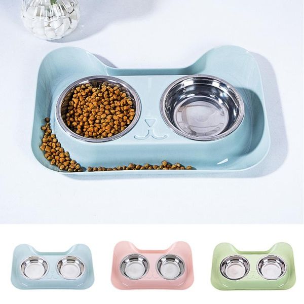 cat bowls & feeders 1pc durable double stainless steel dog with non-spill non-skid design for pet food and water elevated feeder#290914
cat bowls & feeders 1pc durable double stainless steel dog with non-spill non-skid design for pet food and water elevated feeder#290914