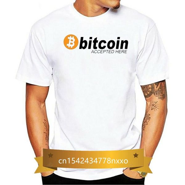 men's t-shirts accepted here funny crypto currency investor enthusiast tshirt, White;black
men's t-shirts accepted here funny crypto currency investor enthusiast tshirt, White;black