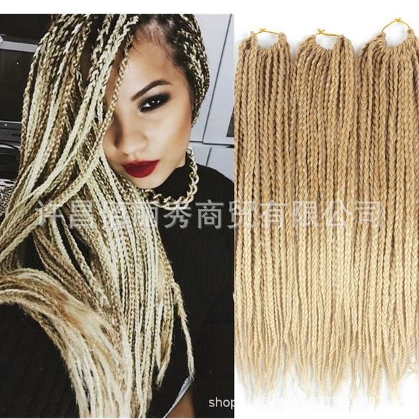 with wig chemical three fiber braids, Black
with wig chemical three fiber braids, Black