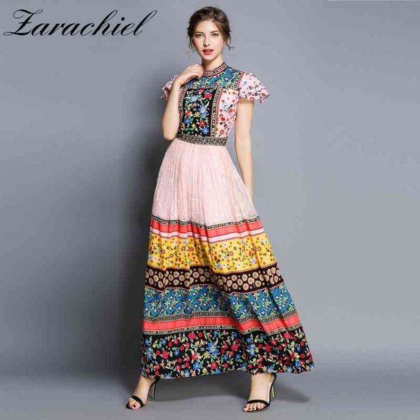 summer women lace splicing long dress floral printed short sleeve o neck ladies boho big swing holiday maxi dresses 210416, Black;gray
summer women lace splicing long dress floral printed short sleeve o neck ladies boho big swing holiday maxi dresses 210416, Black;gray