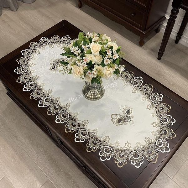 table cloth oval cover dinning tablecloth european embroidered polyester yarn flower fabric living room coffee placemat
table cloth oval cover dinning tablecloth european embroidered polyester yarn flower fabric living room coffee placemat