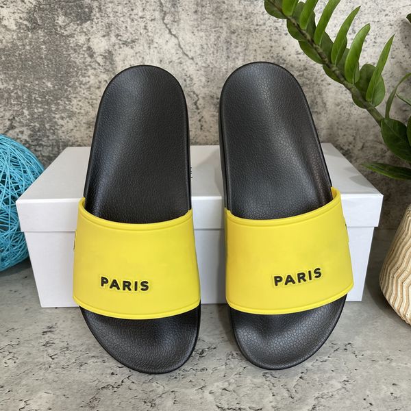 2021 fashion slippers mens womens flip flop summer rubber paris beach slide scuffsindoor shoes size eur 36-46, Black
2021 fashion slippers mens womens flip flop summer rubber paris beach slide scuffsindoor shoes size eur 36-46, Black