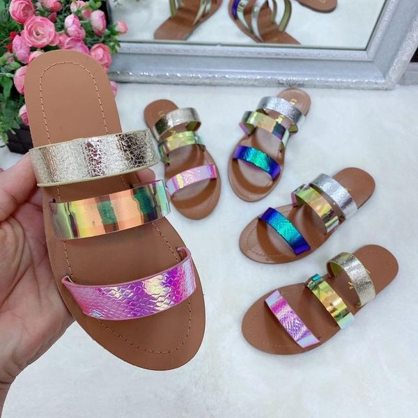 slippers lemai colorful flat shoes summer women's holiday beach fashion outside zapatos de mujer, Black
slippers lemai colorful flat shoes summer women's holiday beach fashion outside zapatos de mujer, Black