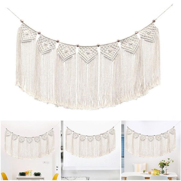 tapestries macrame wall hanging handmade wallbanner woven tapestry cotton crochet decoration boho art decor l66
tapestries macrame wall hanging handmade wallbanner woven tapestry cotton crochet decoration boho art decor l66