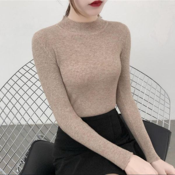 women's sweaters autumn winter 13 colors women pullovers turtleneck knitted sweater long sleeve slim ladies basic female jumper, White;black
women's sweaters autumn winter 13 colors women pullovers turtleneck knitted sweater long sleeve slim ladies basic female jumper, White;black