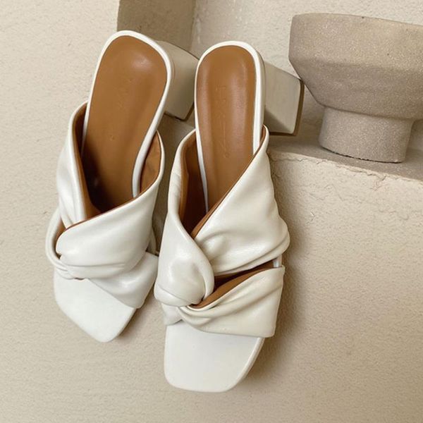 slippers cross band pu leather woman open toe slip on beach sandals shoes women flipflop outside chunky high heels slides female, Black
slippers cross band pu leather woman open toe slip on beach sandals shoes women flipflop outside chunky high heels slides female, Black
