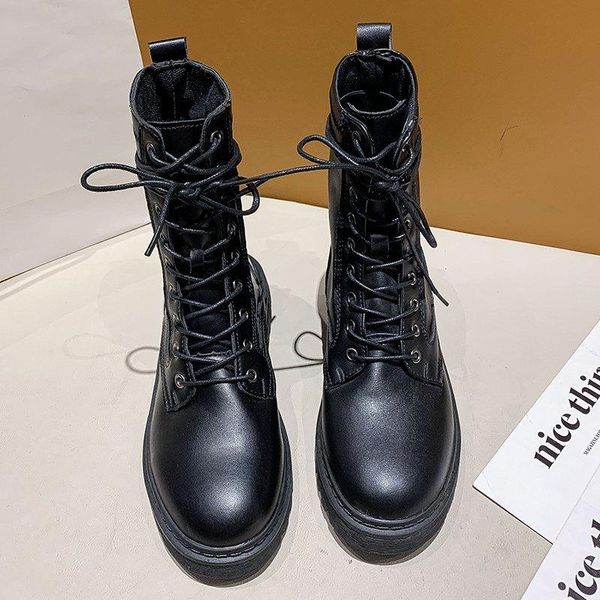 boots women's shoes over the knee trendy ins thin women british style wild, Black 
boots women's shoes over the knee trendy ins thin women british style wild, Black