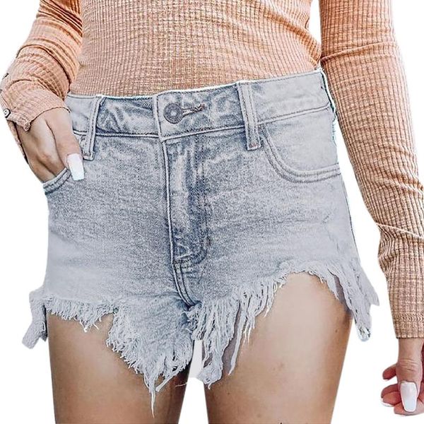 women's shorts summer woman denim hole pocket mid waist casual 2021 korea short jeans female bottom, White;black
women's shorts summer woman denim hole pocket mid waist casual 2021 korea short jeans female bottom, White;black