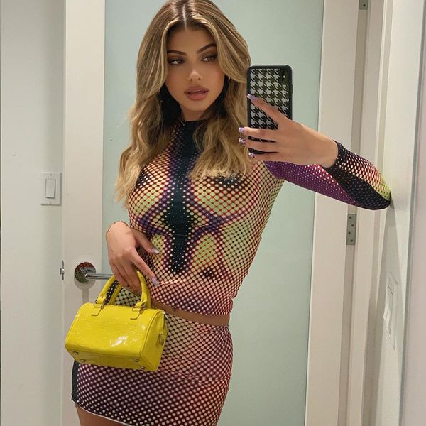 work dresses simenual dot 3d printed t shirt and skirt long sleeve co-ord sets bodycon baddie clothes autumn streetwear women 2 piece outfit, White;black
work dresses simenual dot 3d printed t shirt and skirt long sleeve co-ord sets bodycon baddie clothes autumn streetwear women 2 piece outfit, White;black