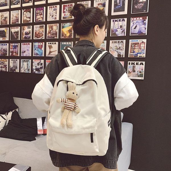 backpack school bag women's college student high brand large men's-style canvas
backpack school bag women's college student high brand large men's-style canvas