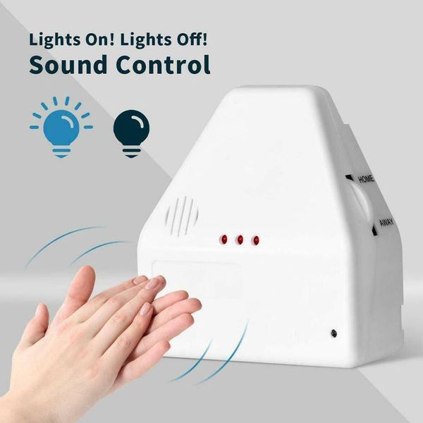 smart home control the clapper sound activated on/off by hand clap 110v switch 2 devices or away settings voice 
smart home control the clapper sound activated on/off by hand clap 110v switch 2 devices or away settings voice