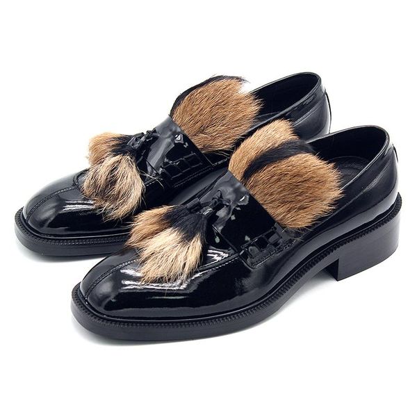 dress shoes spring and autumn square toe loafers genuine leather wedding oxford formal handmade fashion men, Black
dress shoes spring and autumn square toe loafers genuine leather wedding oxford formal handmade fashion men, Black