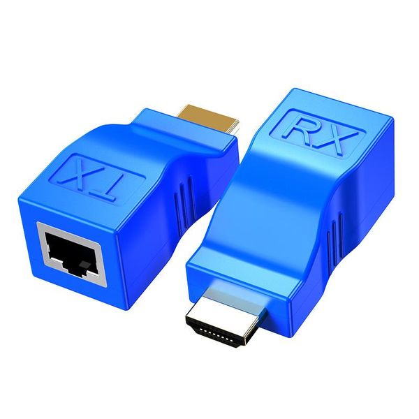 audio cables & connectors -compatible extender 30m single network cable transmission to rj45 signal transmitter 4k30hz
audio cables & connectors -compatible extender 30m single network cable transmission to rj45 signal transmitter 4k30hz