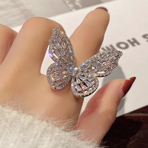 wedding rings adjustable fine hollow butterfly full rhinestone zircon inlaid minimalist ring for womens 2021 fashion jewelry gifts, Slivery;golden
wedding rings adjustable fine hollow butterfly full rhinestone zircon inlaid minimalist ring for womens 2021 fashion jewelry gifts, Slivery;golden