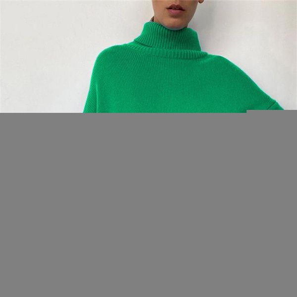 women's sweaters oversized knitted turtleneck sweater pullover green batwing sleeve loose jumper female 2021 winter lady causal, White;black
women's sweaters oversized knitted turtleneck sweater pullover green batwing sleeve loose jumper female 2021 winter lady causal, White;black