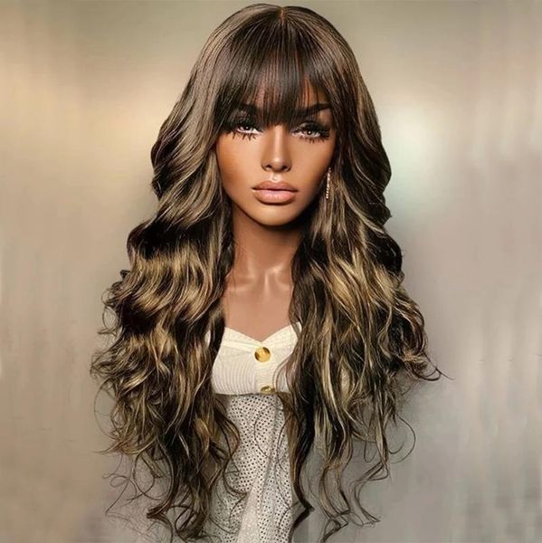 lace wigs fringe highlight blonde human hair full for black women swiss silk front wavy, Black;brown
lace wigs fringe highlight blonde human hair full for black women swiss silk front wavy, Black;brown