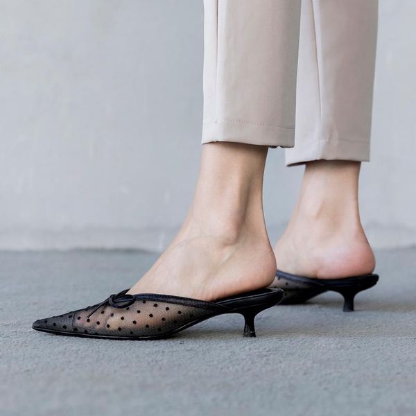 handmade women black lace mules shoes pointed toe dress pumps 5cm high heels bowknot zapatos mujer polka dots espadrilles zapato
handmade women black lace mules shoes pointed toe dress pumps 5cm high heels bowknot zapatos mujer polka dots espadrilles zapato