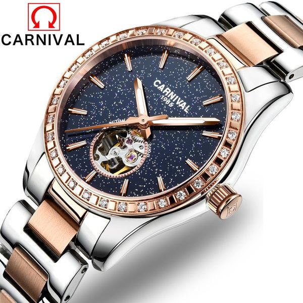 wristwatches carnival hollow out automatic watch luxury diamond mechanical watches waterproof luminous clock wristwatch relogios femininos, Slivery;brown
wristwatches carnival hollow out automatic watch luxury diamond mechanical watches waterproof luminous clock wristwatch relogios femininos, Slivery;brown
