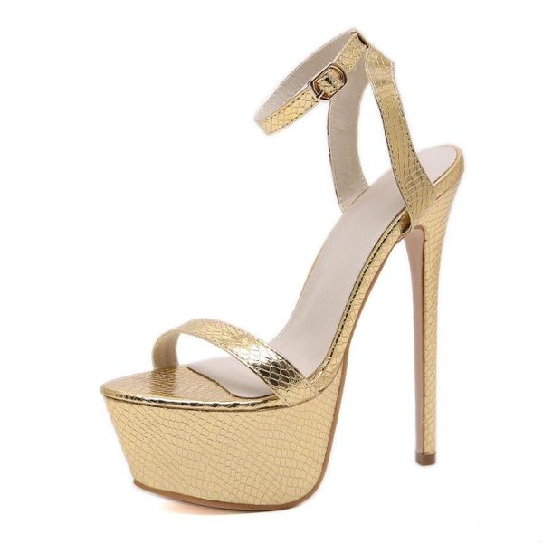 sandals 2021 spring summer women's fashion gold super high heel platform peep toe stiletto sexy, Black
sandals 2021 spring summer women's fashion gold super high heel platform peep toe stiletto sexy, Black