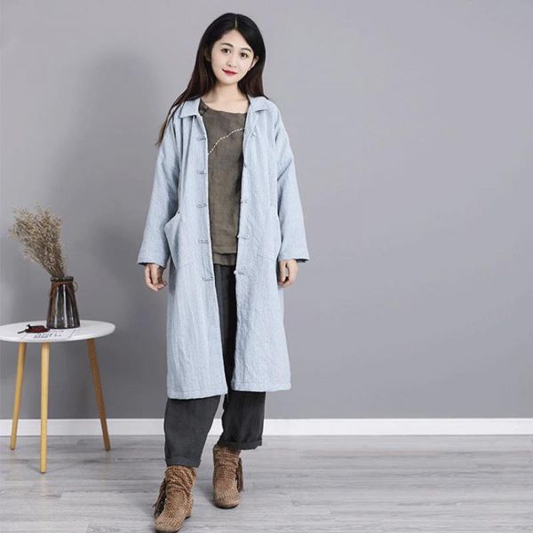 johnature cotton linen turn-down collar autumn winter jacquard long coat casual fashion single breasted women windswear 210521, Tan;black
johnature cotton linen turn-down collar autumn winter jacquard long coat casual fashion single breasted women windswear 210521, Tan;black