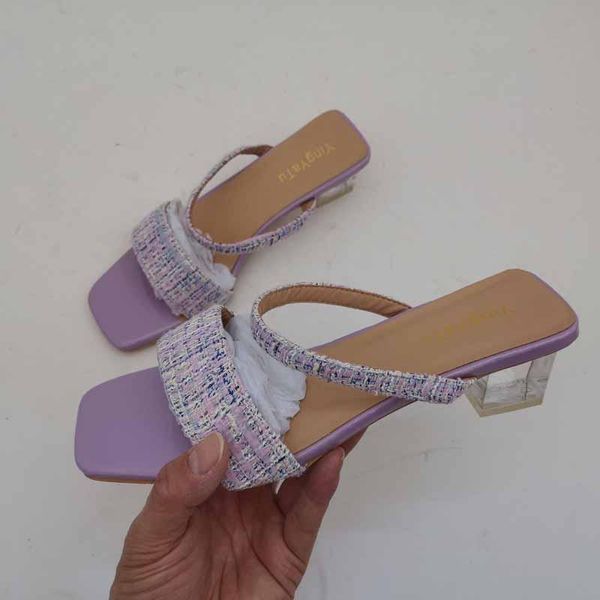 low square heel glitter slides female shoes slippers heels lady fashion block jelly 2021 high summer transparent girl luxury, Black
low square heel glitter slides female shoes slippers heels lady fashion block jelly 2021 high summer transparent girl luxury, Black