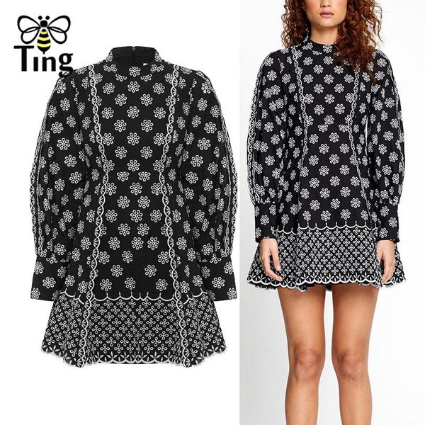 tingfly spring autumn designer luxury flower embroidery party night dresses hollow cut out short dress black frocks for women casual, Black;gray
tingfly spring autumn designer luxury flower embroidery party night dresses hollow cut out short dress black frocks for women casual, Black;gray