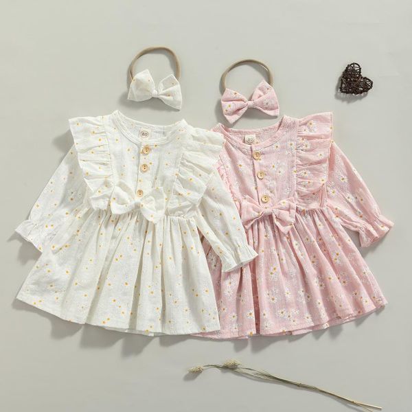 girl's dresses 0-24m toddler baby kid girl clothes set floral long sleeve ruffle dress headband outfits costumes autumn, Red;yellow
girl's dresses 0-24m toddler baby kid girl clothes set floral long sleeve ruffle dress headband outfits costumes autumn, Red;yellow