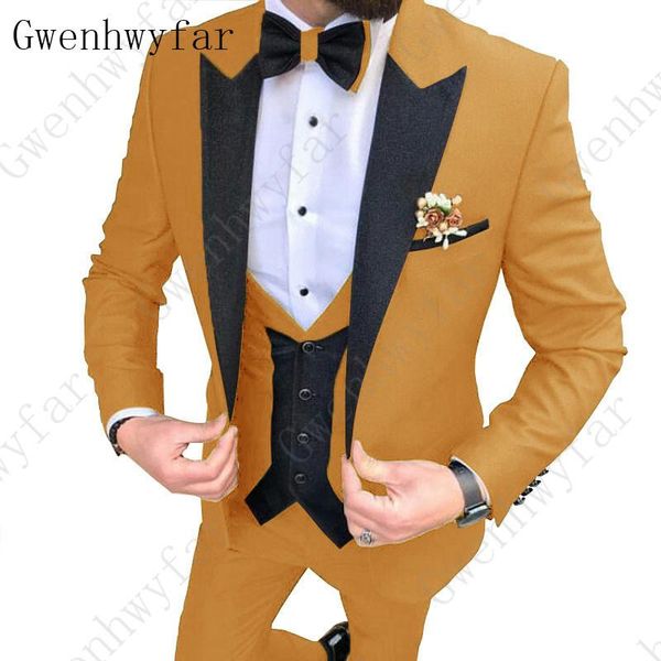 men's suits & blazers gwenhwyfar 2021 classic men for wedding elegant 3 piece men's formal set yellow purple gentleman dress, White;black
men's suits & blazers gwenhwyfar 2021 classic men for wedding elegant 3 piece men's formal set yellow purple gentleman dress, White;black