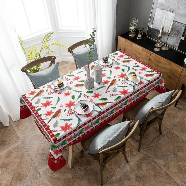 table cloth christmas tablecloth bird flower berry rectangular dinning decor cover waterproof
table cloth christmas tablecloth bird flower berry rectangular dinning decor cover waterproof
