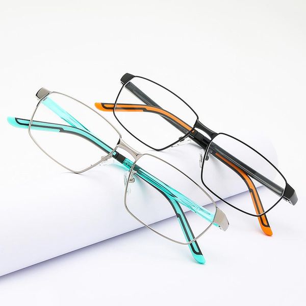 fashion sunglasses frames retro metal glasses frame simple square trend rubber feet men's business casual flat mirror., Black
fashion sunglasses frames retro metal glasses frame simple square trend rubber feet men's business casual flat mirror., Black