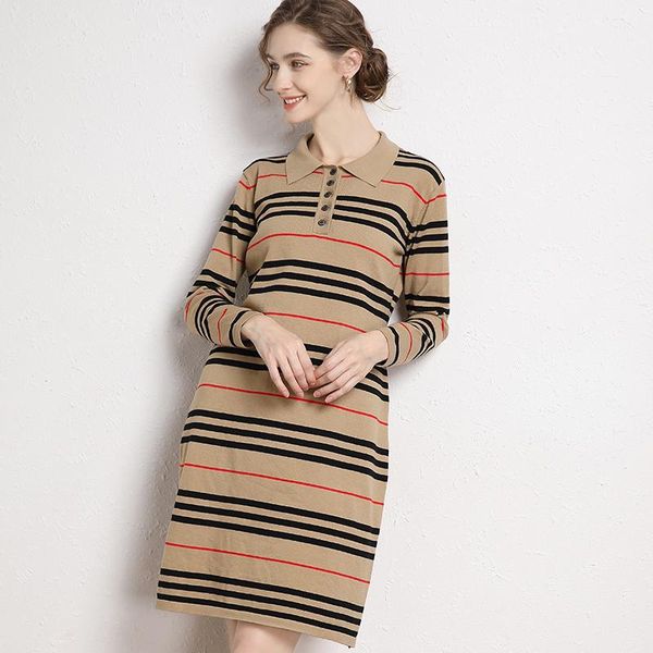 women's sweaters s classic style women knitted cashmere long sweater stripes high-quality dress, White;black
women's sweaters s classic style women knitted cashmere long sweater stripes high-quality dress, White;black