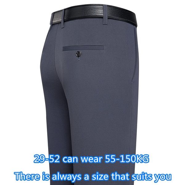 autumn men loose thick casual pants classic fashion extra large formal high waist long stretch straight trousers29-52 men's, Black
autumn men loose thick casual pants classic fashion extra large formal high waist long stretch straight trousers29-52 men's, Black