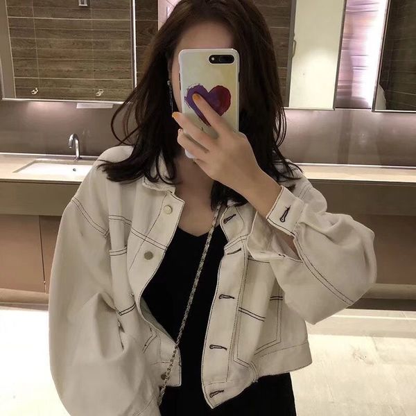 women's jackets autumn jean jacket , white korean bf harajuku loose short sewing suspenders coats women v5hs, Black;brown
women's jackets autumn jean jacket , white korean bf harajuku loose short sewing suspenders coats women v5hs, Black;brown
