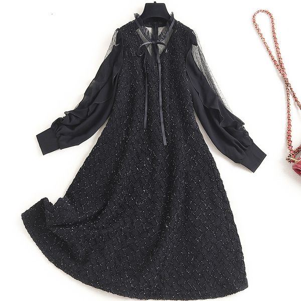 casual dresses spring long sleeve lapel neck black pure color ribbon tie bow panelled short mini dress elegant oj1416573 ipqc, Black;gray
casual dresses spring long sleeve lapel neck black pure color ribbon tie bow panelled short mini dress elegant oj1416573 ipqc, Black;gray