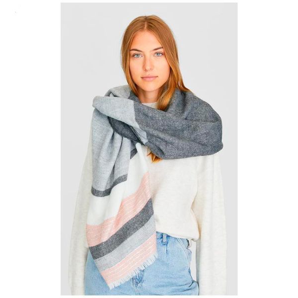 scarves factory direct autumn and winter european american fashion metallic silk ribbon cashmere scarf hijab warm women, Blue;gray
scarves factory direct autumn and winter european american fashion metallic silk ribbon cashmere scarf hijab warm women, Blue;gray