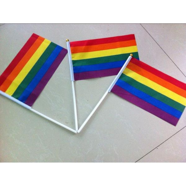 party decoration 50 pcs small rainbow pride gay stick flag handheld mini decorations supplies for parades festival (14 x
party decoration 50 pcs small rainbow pride gay stick flag handheld mini decorations supplies for parades festival (14 x