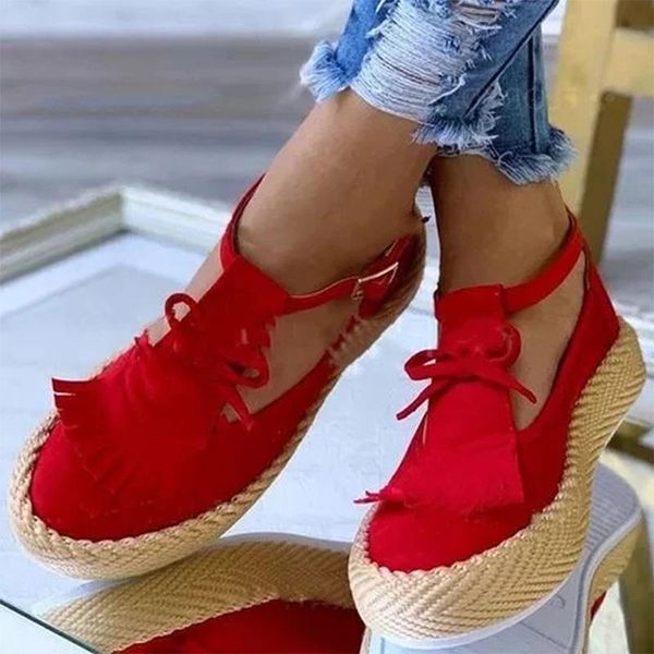 woman sandals women's fringe flat platform shoes summer ladies comfortable beach female fashion ankle buckle plus size 43, Black
woman sandals women's fringe flat platform shoes summer ladies comfortable beach female fashion ankle buckle plus size 43, Black