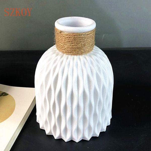 vases modern plastic european anti-ceramic flower vase wedding decorations rattan-like unbreakable simplicity basket arrangement
vases modern plastic european anti-ceramic flower vase wedding decorations rattan-like unbreakable simplicity basket arrangement