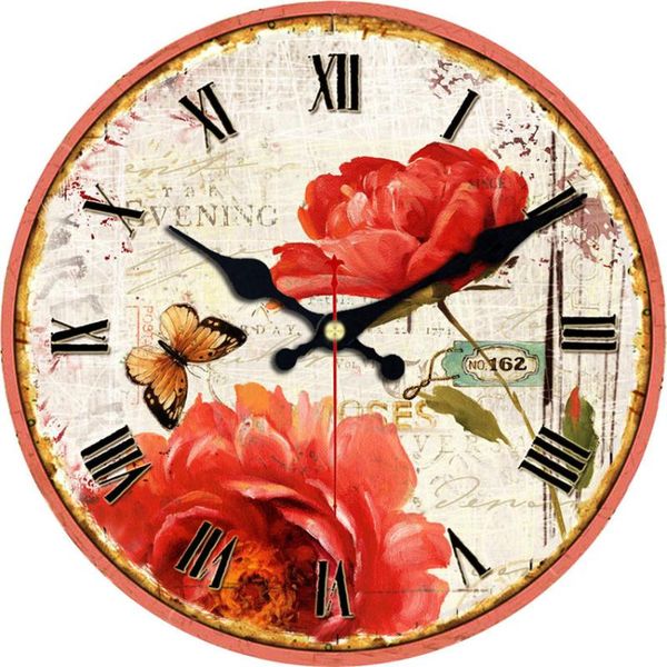 wall clocks shabby chic,flower clock,large clock modern design silent living room 
wall clocks shabby chic,flower clock,large clock modern design silent living room