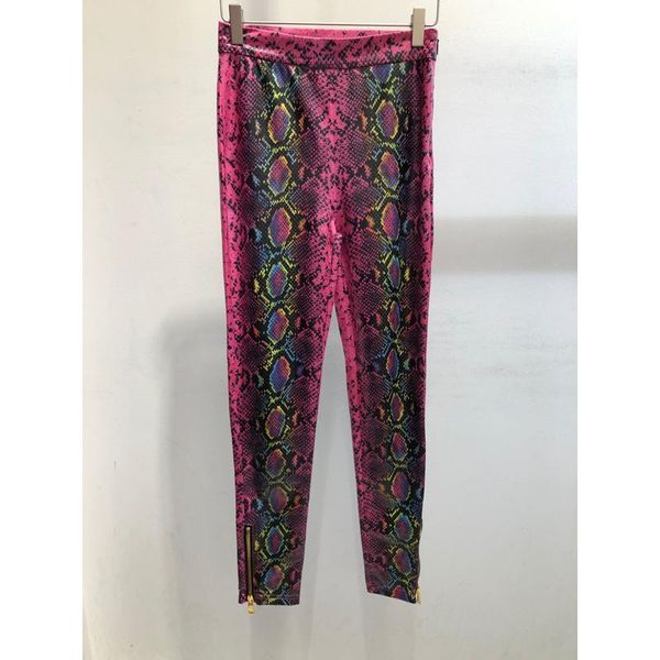 women's leggings 1.6 vintage fashion waist serpentine print elasticity slim cuffs zipper design, Black
women's leggings 1.6 vintage fashion waist serpentine print elasticity slim cuffs zipper design, Black