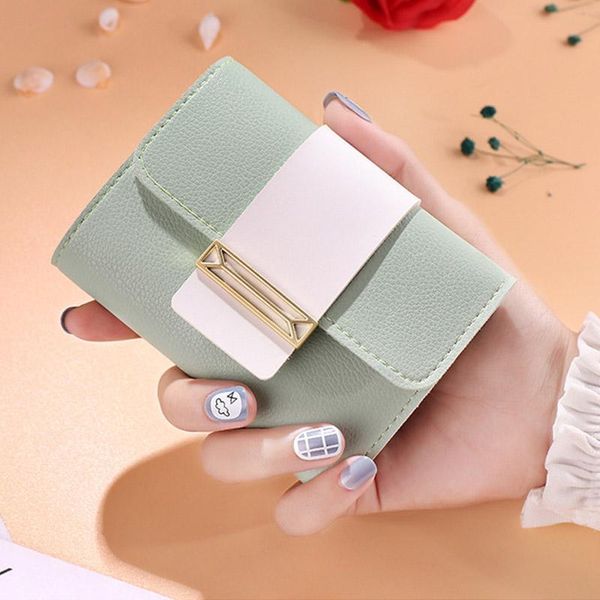 wallets 2021 short for women fashion trend stitching color small fresh wallet quality ladies wild purse tide, Red;black
wallets 2021 short for women fashion trend stitching color small fresh wallet quality ladies wild purse tide, Red;black