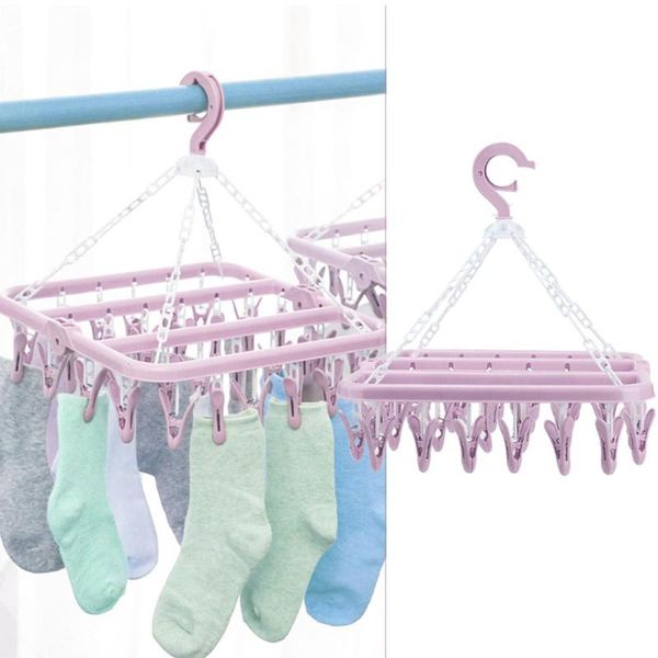 wall mount laundry hanger with 32 clips foldable clothespin drying rack for socks underwear bras scarf hangers & racks
wall mount laundry hanger with 32 clips foldable clothespin drying rack for socks underwear bras scarf hangers & racks