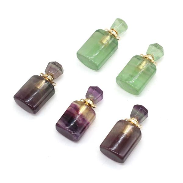 charms natural stone perfume bottle pendants fluorite two-holes crystal connector for jewelry making diy bracelet necklace accessories, Bronze;silver
charms natural stone perfume bottle pendants fluorite two-holes crystal connector for jewelry making diy bracelet necklace accessories, Bronze;silver