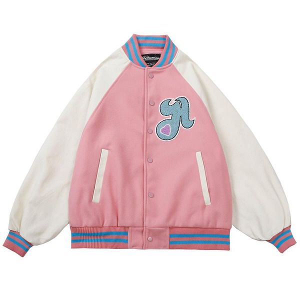women's jackets anime embroidery baseball jacket coat women oversized patchwork hip hop streetwear harajuku retro college bomber varsit, Black;brown
women's jackets anime embroidery baseball jacket coat women oversized patchwork hip hop streetwear harajuku retro college bomber varsit, Black;brown